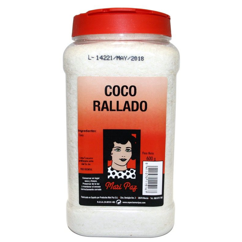 COCO RALLADO BOTE 12/600g